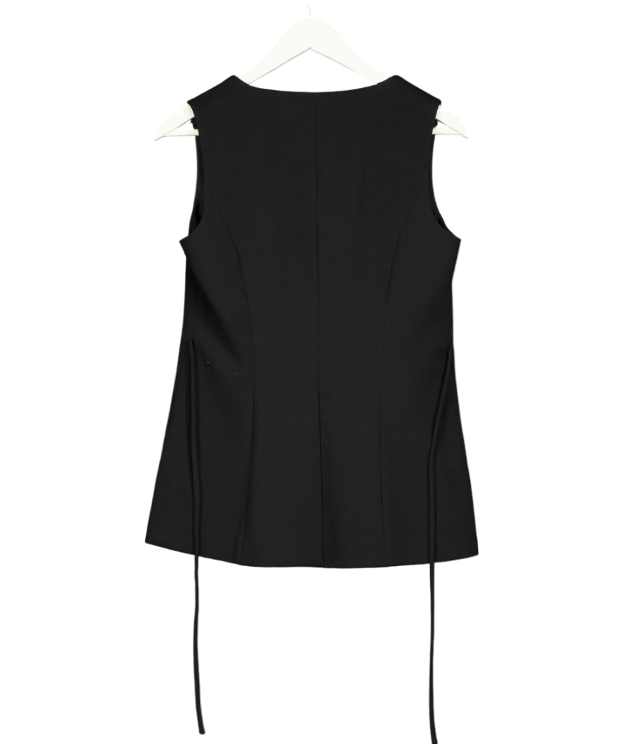 DISSH Black Tilly Longline Vest UK 8