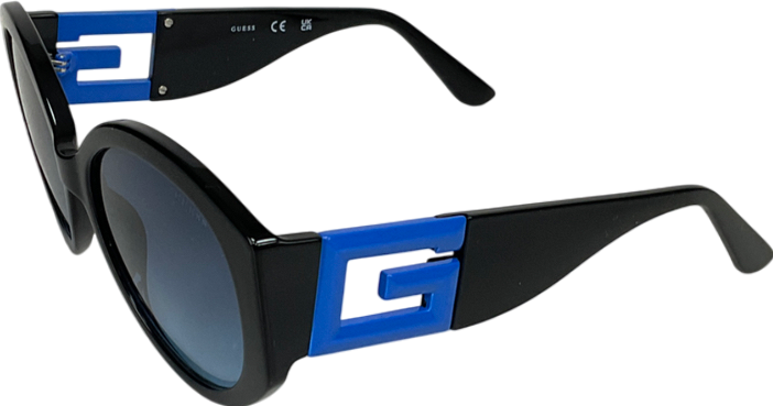 Guess Black And Blue Sunglasses One Size