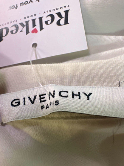 Givenchy White Logo Band Slim fit T-Shirt UK XS