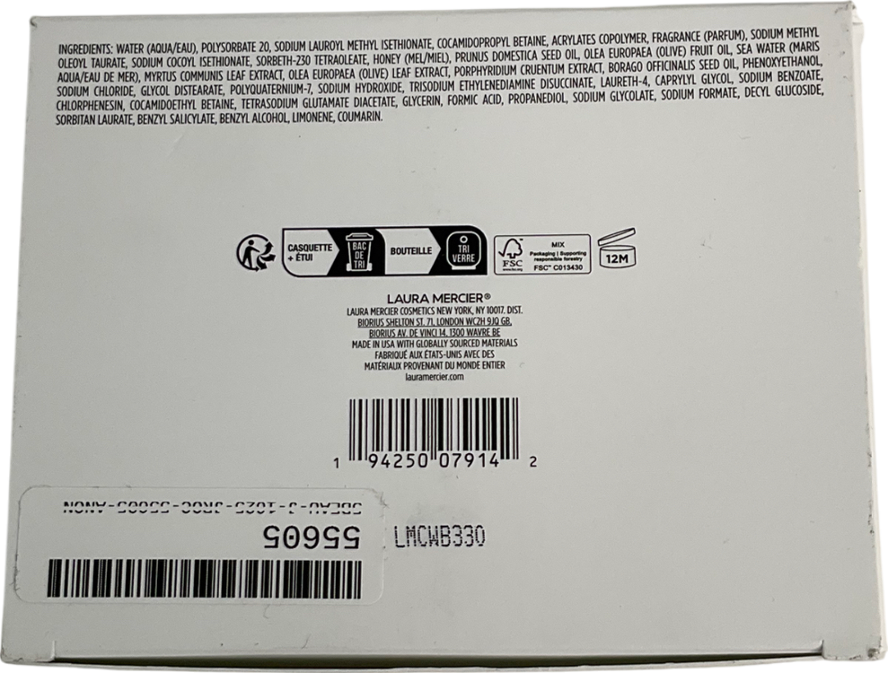 Laura Mercier Amber Vanille Honey Bath 250ml