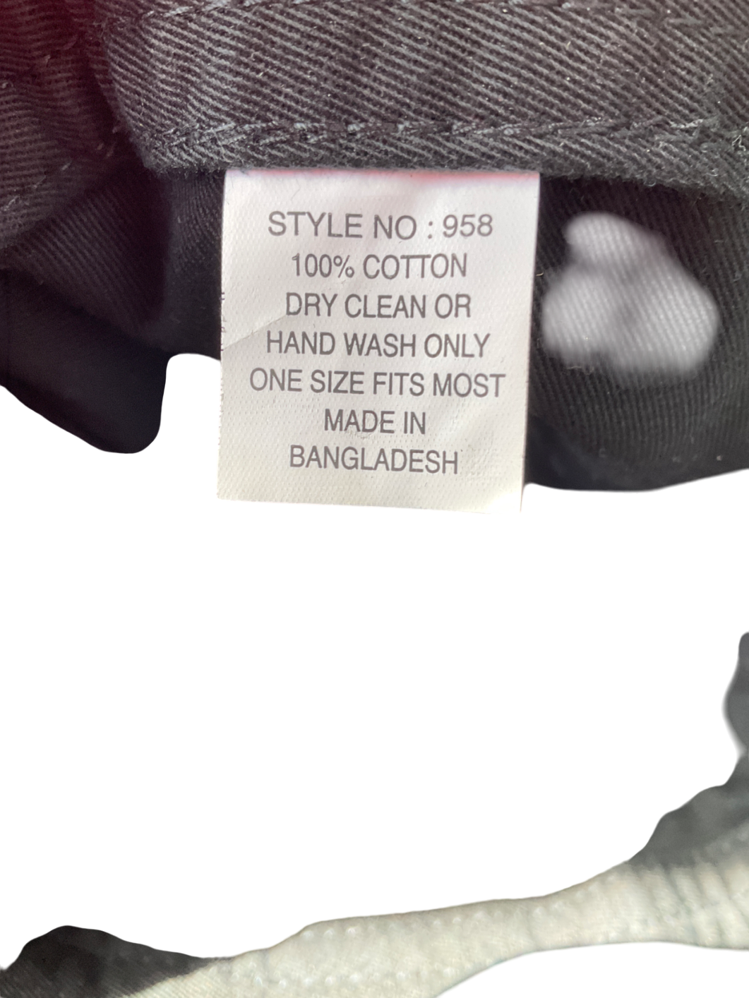 decky Black Grid H2o L/c Structured Cap One Size