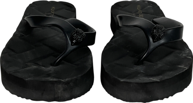 Kurt Geiger Black Flip Flop UK 4 EU 37 👠