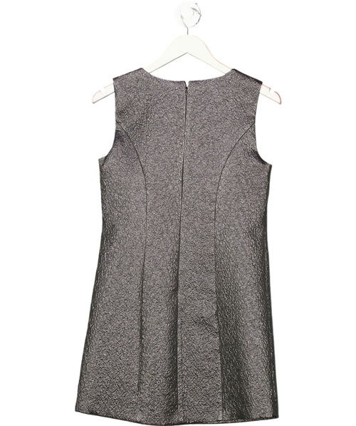 Abercrombie & Fitch Metallic Grey  Square Neck Mini Dress UK S