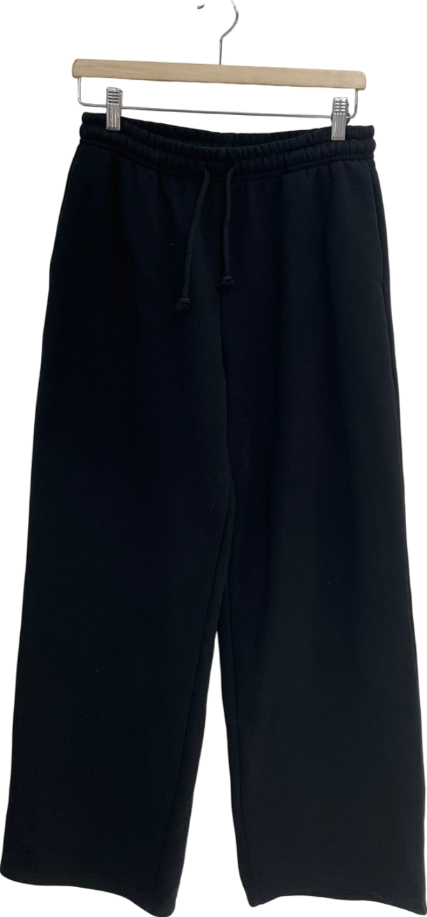 ZARA Black Straight Leg Jogger UK L