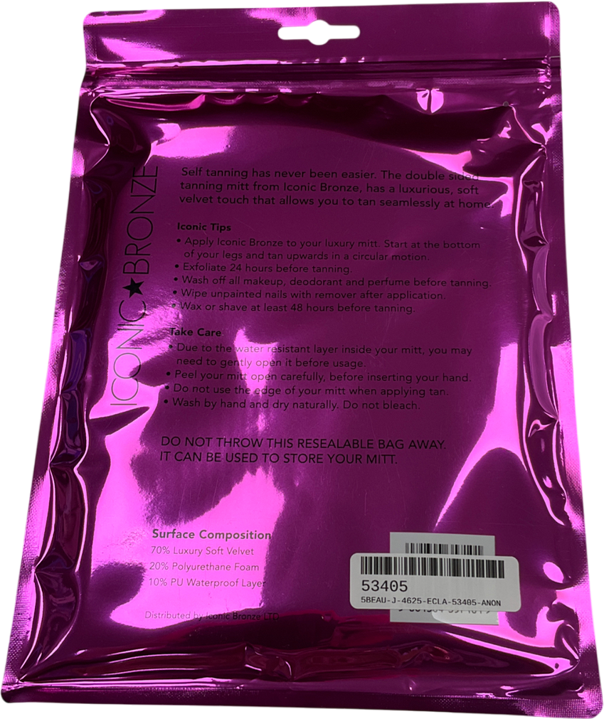 iconi bronze Luxury Man Sized Double Sided Tanning Mitt One size