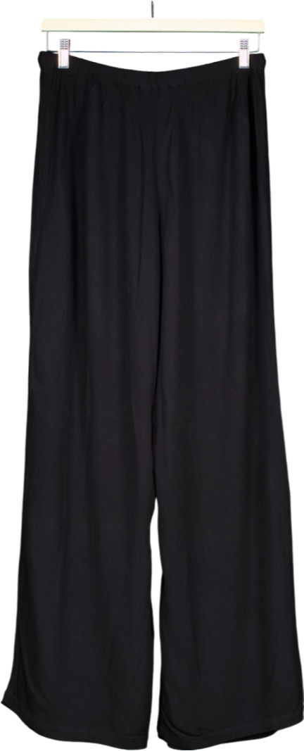 Whistles Black Tie Front Beach Trouser UK 12