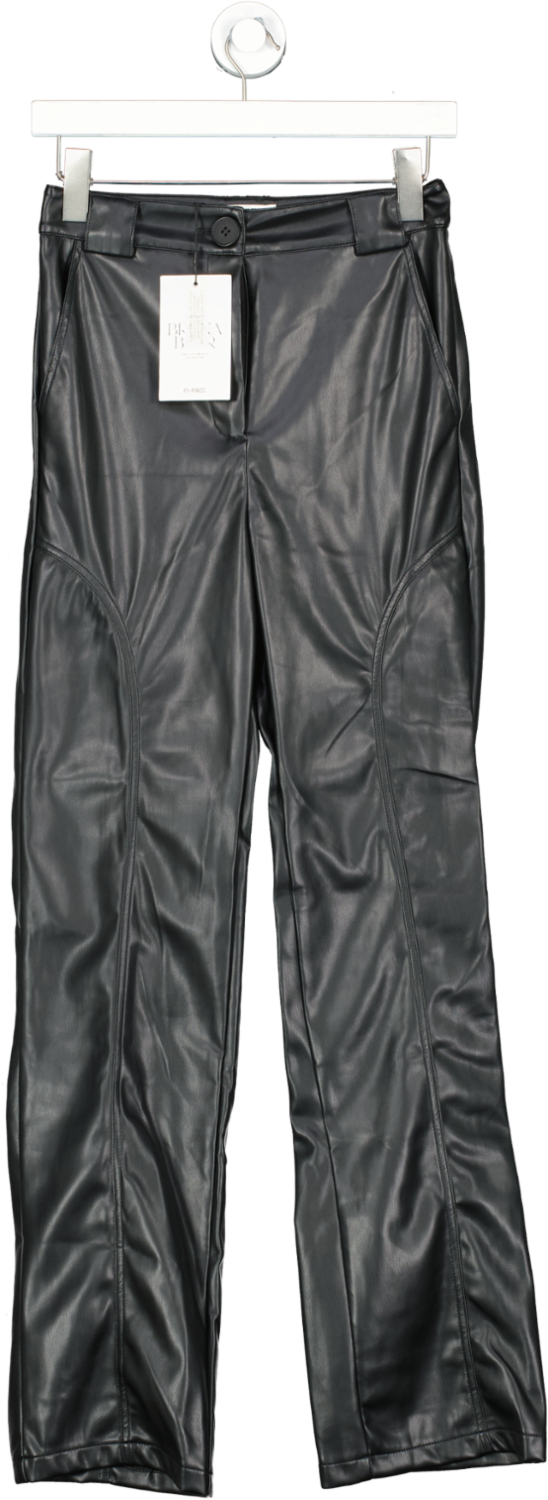 4th & Reckless Black Madelon Faux Leather Trouser BNWT  UK 6