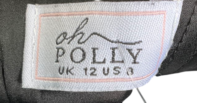 Oh Polly Black Amora  Add To Wishlist Embellished Heart Cut-out Strapless Corset Top UK 12