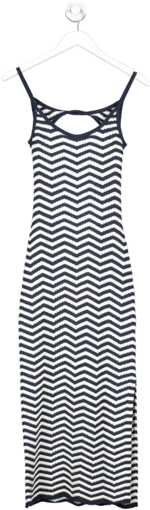 4th & Reckless Blue Albi Knit Maxi Dress UK 6