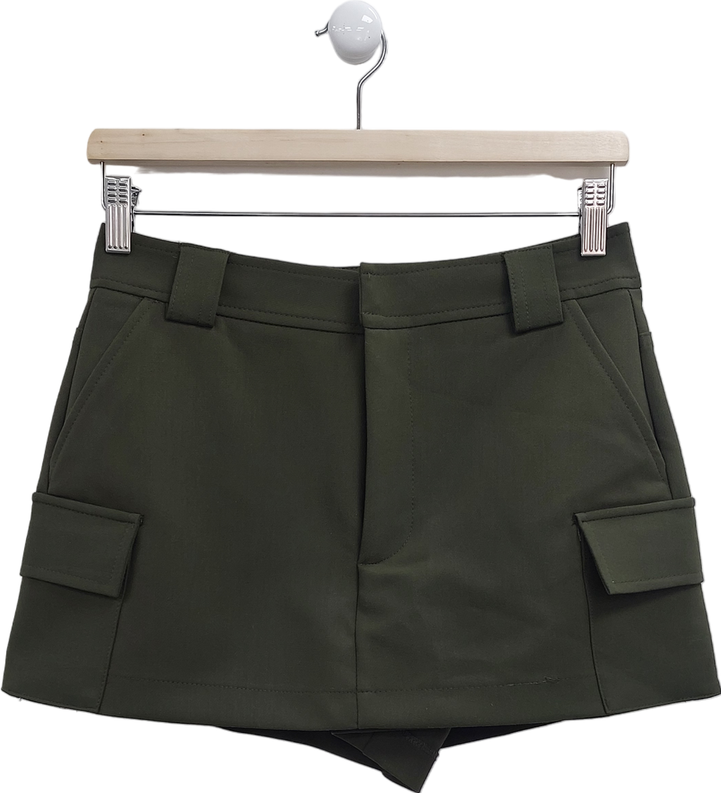 ZARA Green Cargo Skort UK S