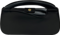 Natalie Dennis Black Large Signature Curve Bag With Leather Strap