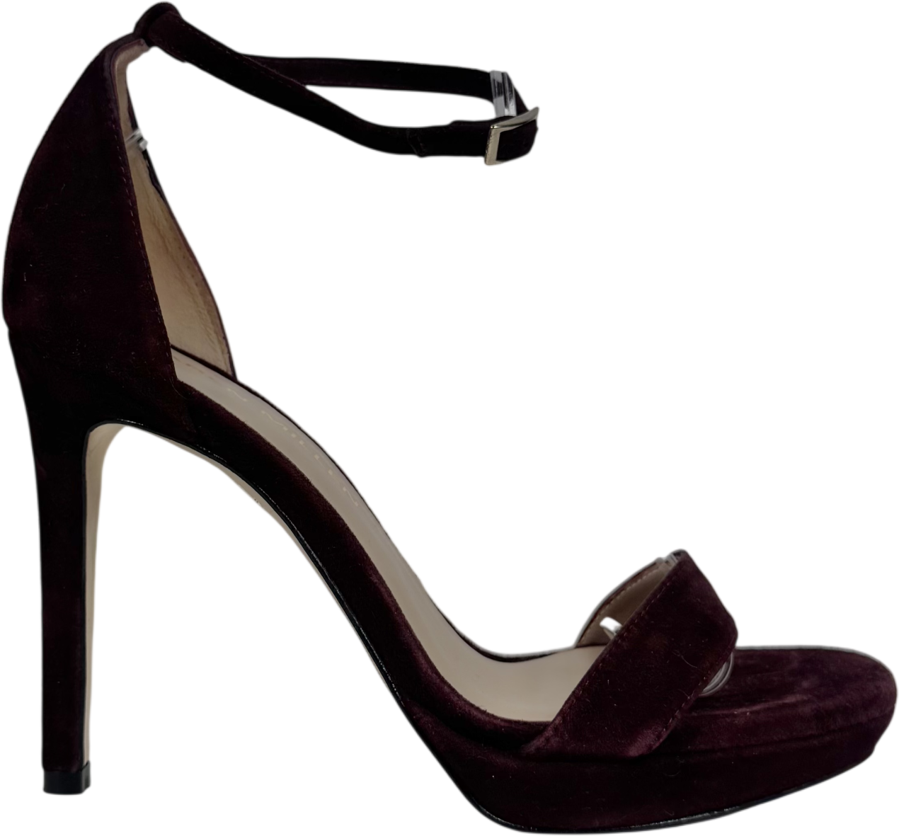 Karen Millen Red Florence Heeled Sandals Burdgundy UK 5 EU 38 👠