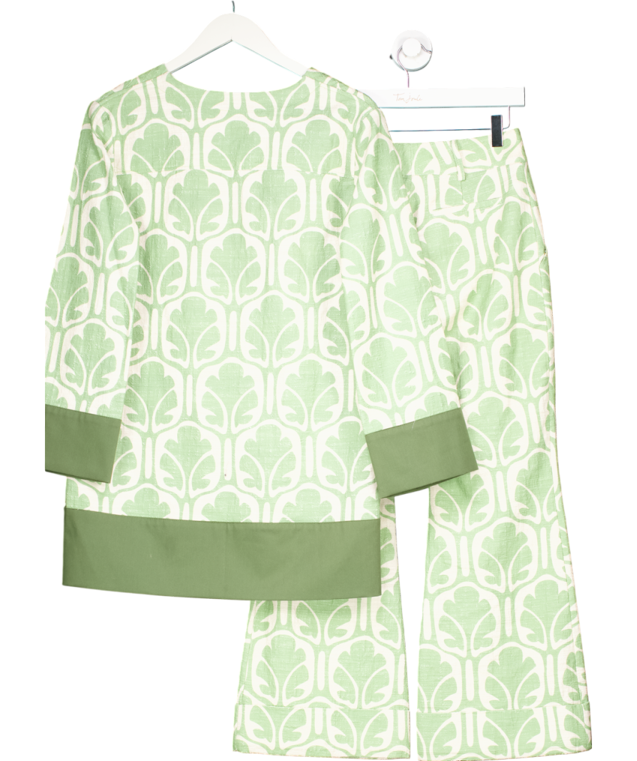 La DoubleJ Green Grove Deck Mini Dress And Hendrix Pants UK XS
