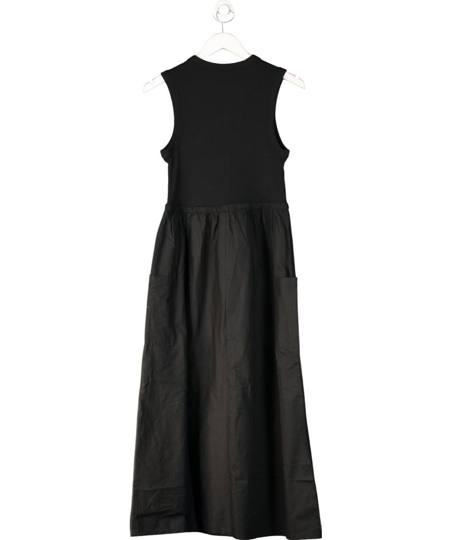 Threadbare Black Raya Tank Utility Dress UK 12