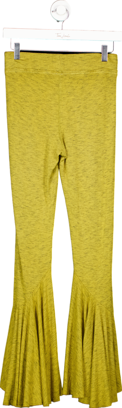 Free People Mustard Flare Trousers Small