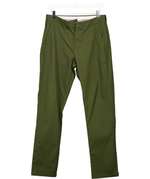 Ben Sherman Signature Slim Stretch Chino In Olive Green W30