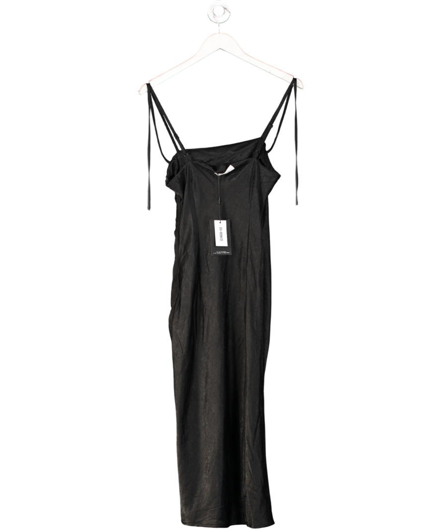 4th & Reckless Black Eve Maxi Dress UK 8