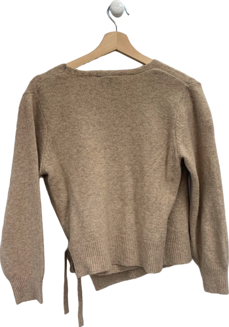 New Look Beige Wrap Cardigan Petite UK 10