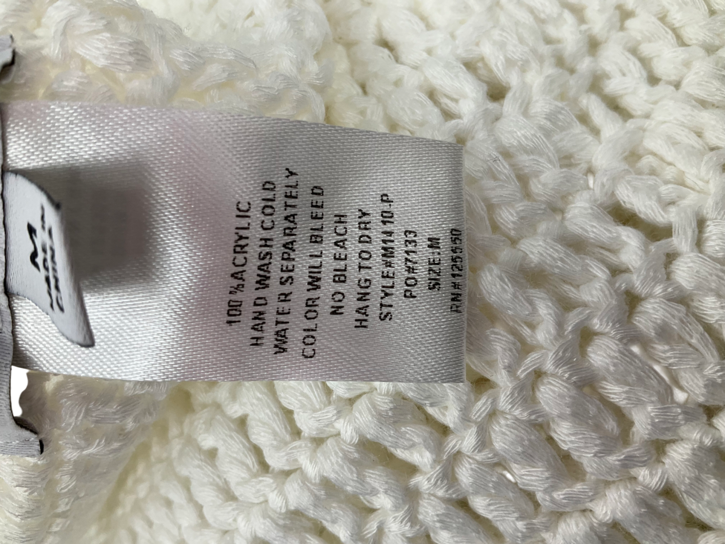 Fashion Nova Cream Crochet Shorts And Top UK S/M