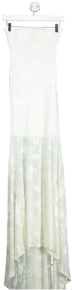 Misspap White Maxi Dress UK 6