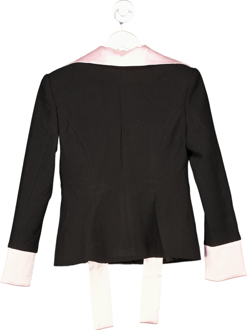 Miss Rosier Black and Pink Blazer UK S