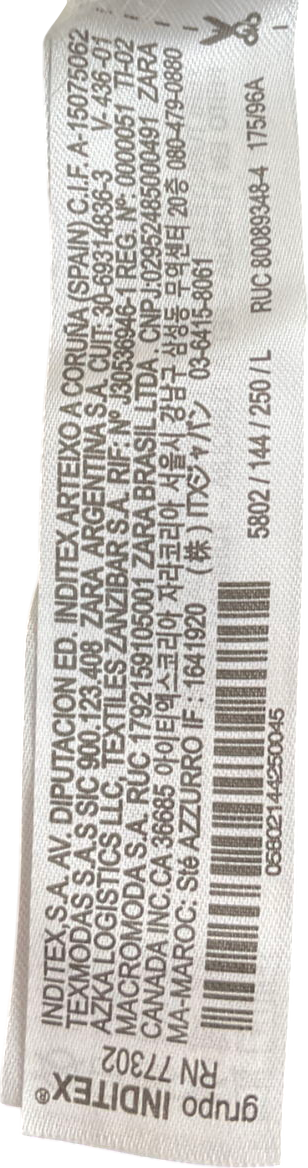 ZARA White Knitted High Neck Sleeveless Top UK L