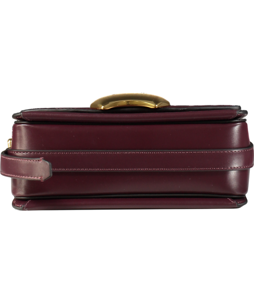 3.1 Phillip Lim Wine Red Leather ID Leather Shoulder Bag