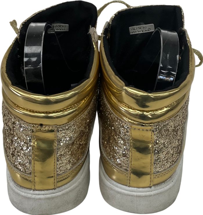 Metallic Glitter High Top Trainers UK 9 EU 42 👠