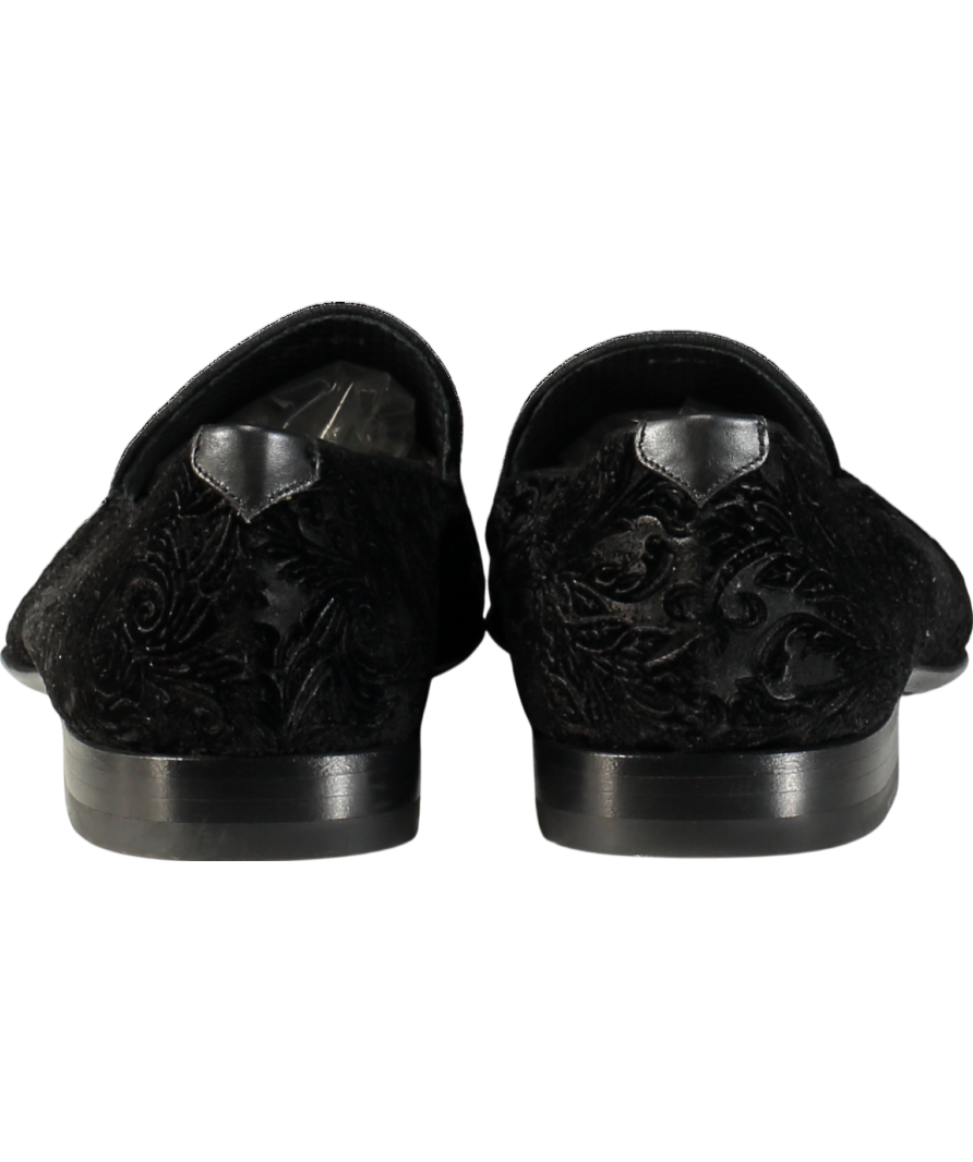 MAGNANNI Black Magnanni Baroque Velvet Slippers UK 11 EU 45 👞