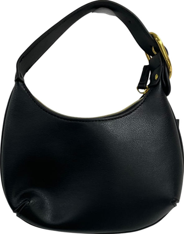 Edikted Black Buckle Strap Faux Leather Shoulder Bag One Size