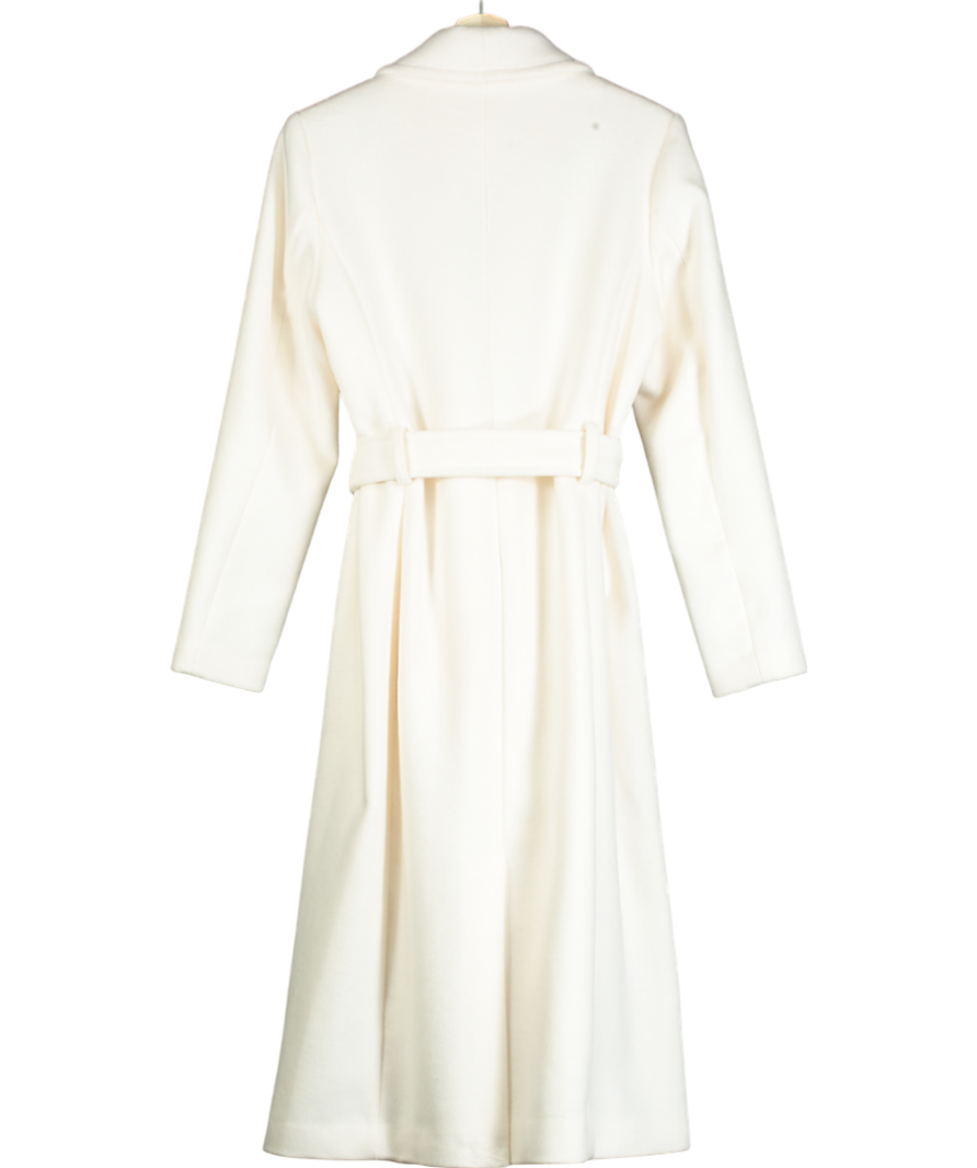 Monsoon Mimi Longline Trench Coat White UK 10