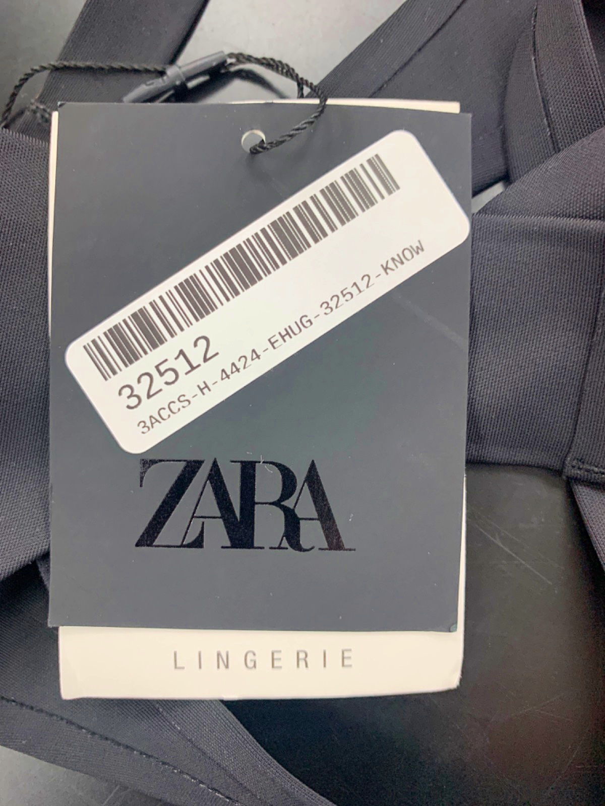 Zara Black Lingerie Bra UK S