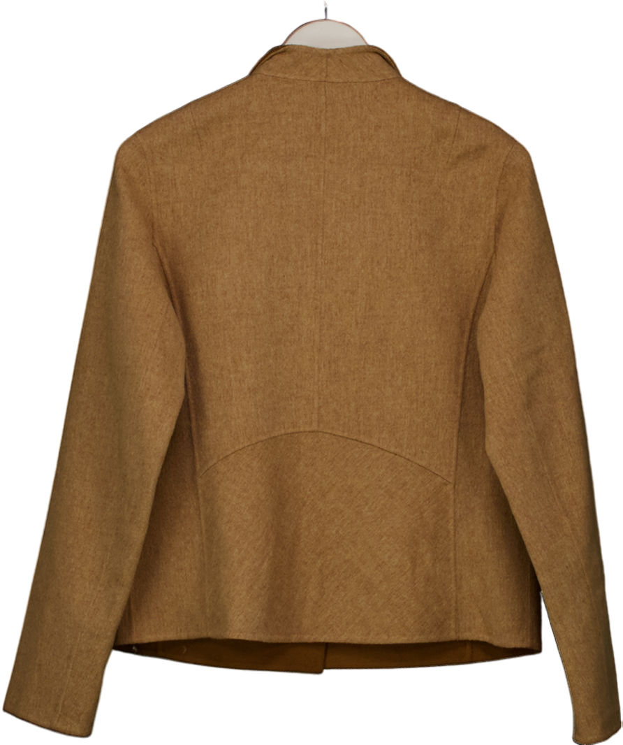 TALBOTS Beige Cosy Double Face Wool Blend Jacket Us4 UK 8