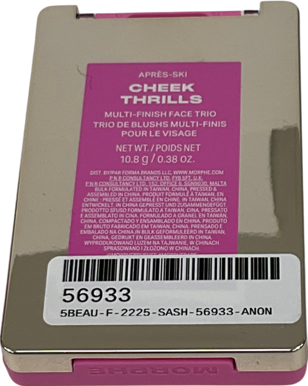 Morphe Cheek Thrills Multi Finish Face Trio Palette Apres Ski 10.8g