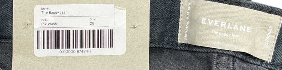EVERLANE Blue The Baggy Jean W26