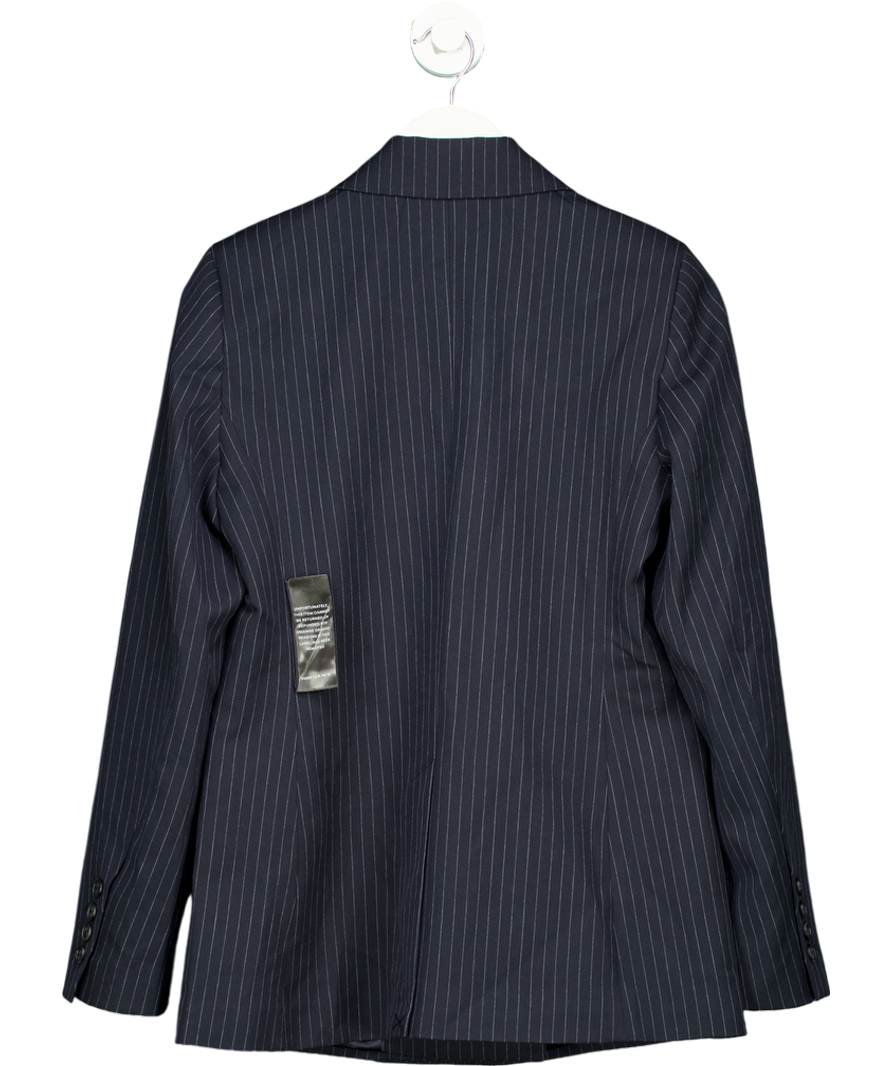 FOREVER NEW Blue Bella Double Breasted Blazer UK 10