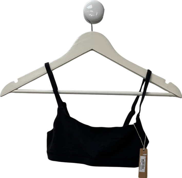 SKIMS Black Fits Everybody Scoop Bralette - Onlyx UK XXS