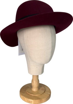 Maison Michel Red Virgine Felt Hat UK S