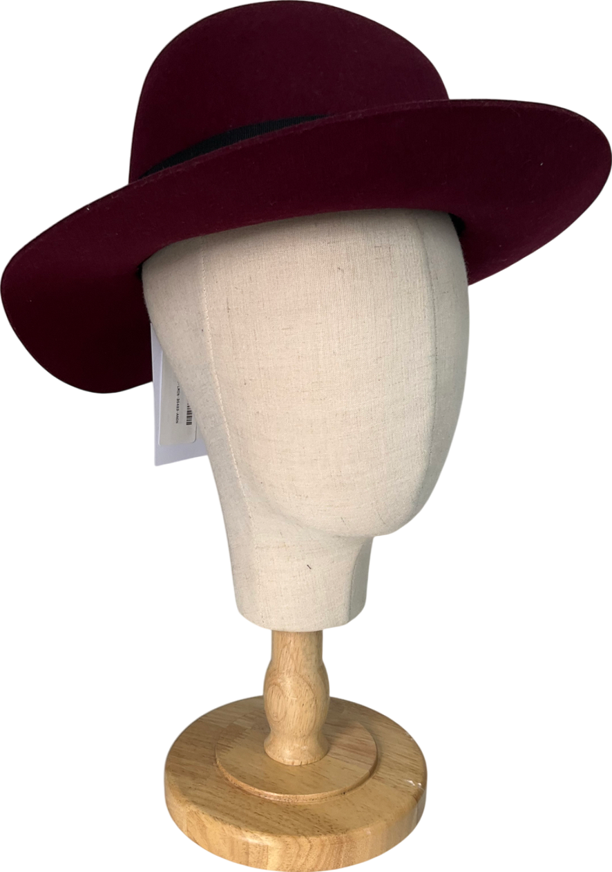 Maison Michel Red Virgine Felt Hat UK S