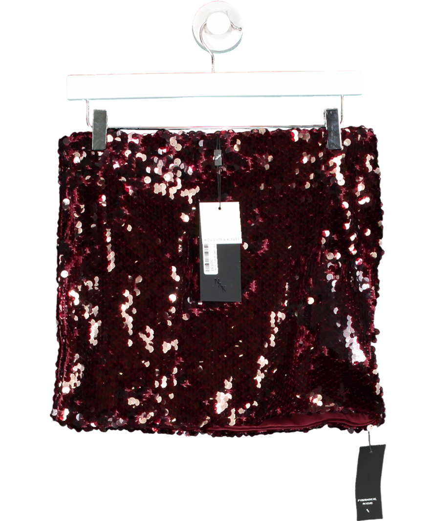 Noughts & Kisses  Nala Sequin Mini Skirt UK XS