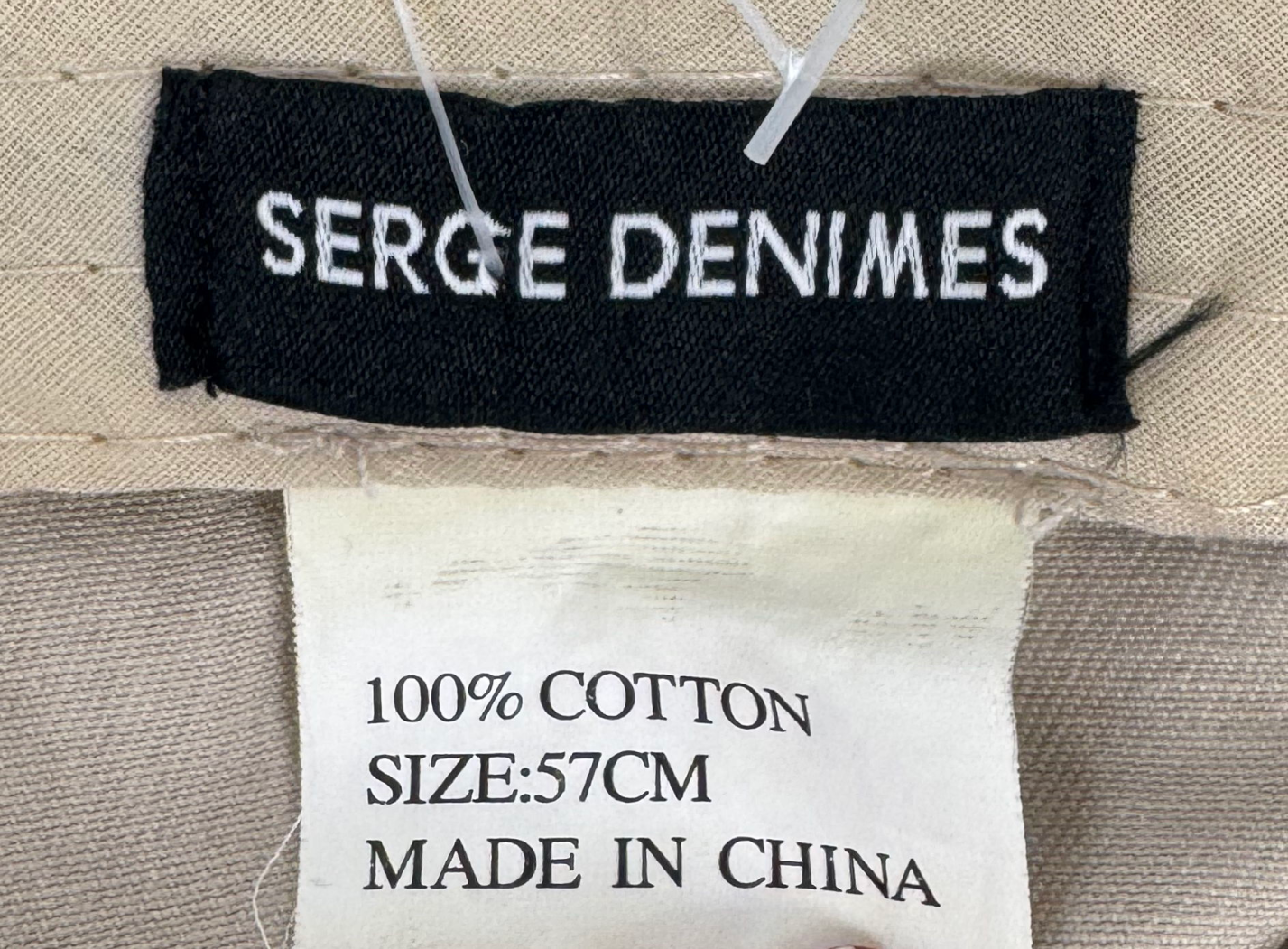 Serge DeNimes Beige Essential Dad Cap One Size