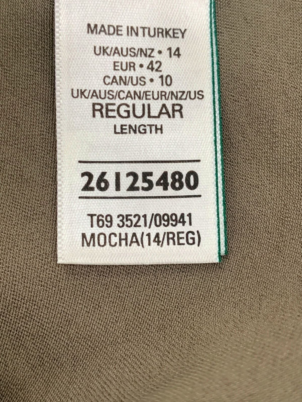 M&S Collection Taupe satin Midi Slip Skirt Regular Length Size 14