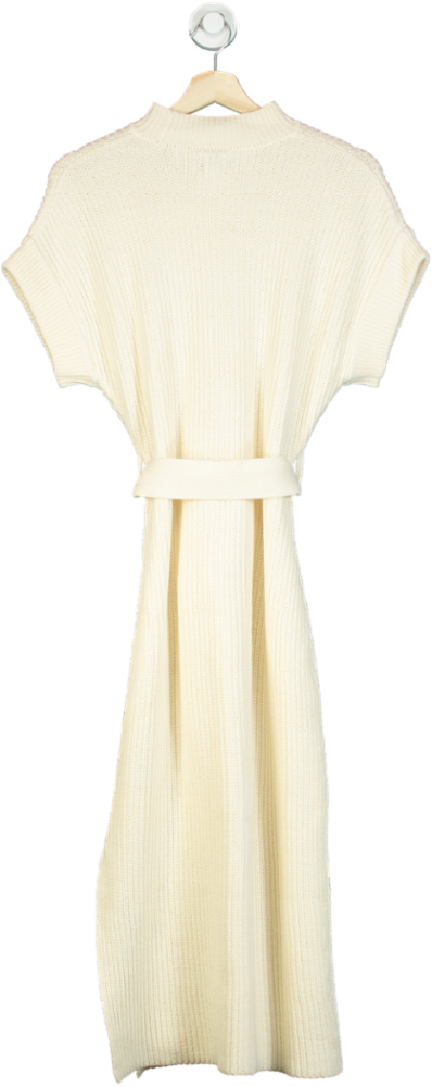 River Island Cream Knitted Dress XS