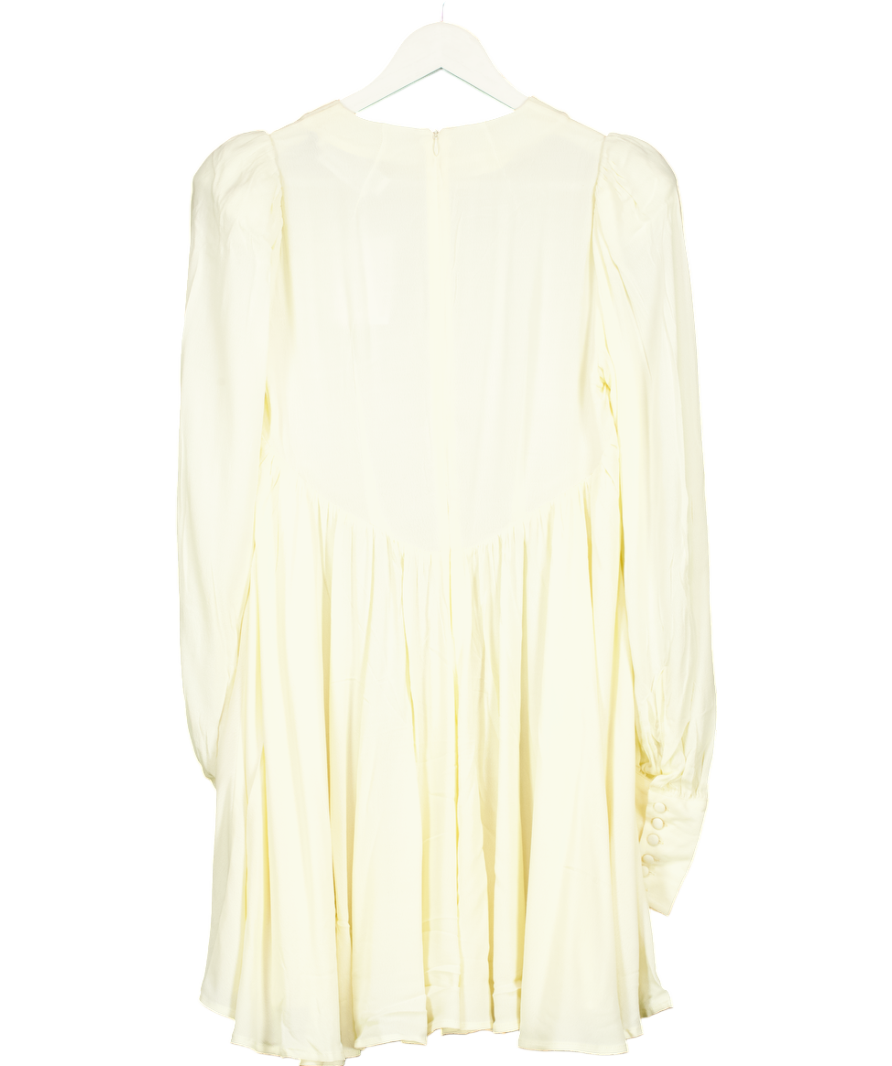 Rotate Birger Christensen Yellow Long Sleeve Mini Dress No Size