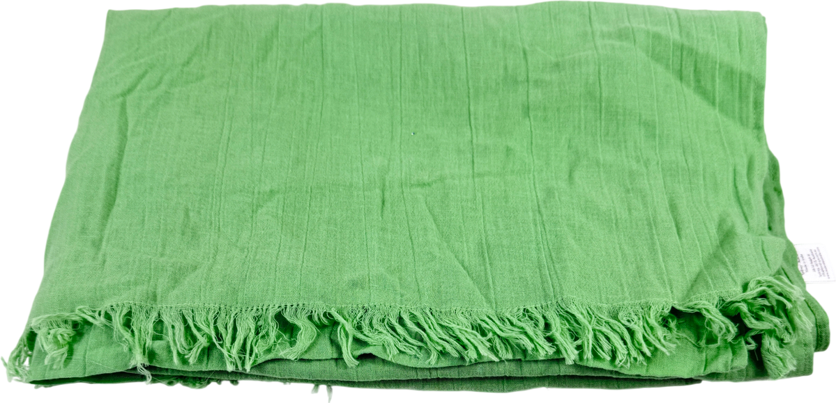 Sea level Salt Frayed Sarong Matcha Green One Size