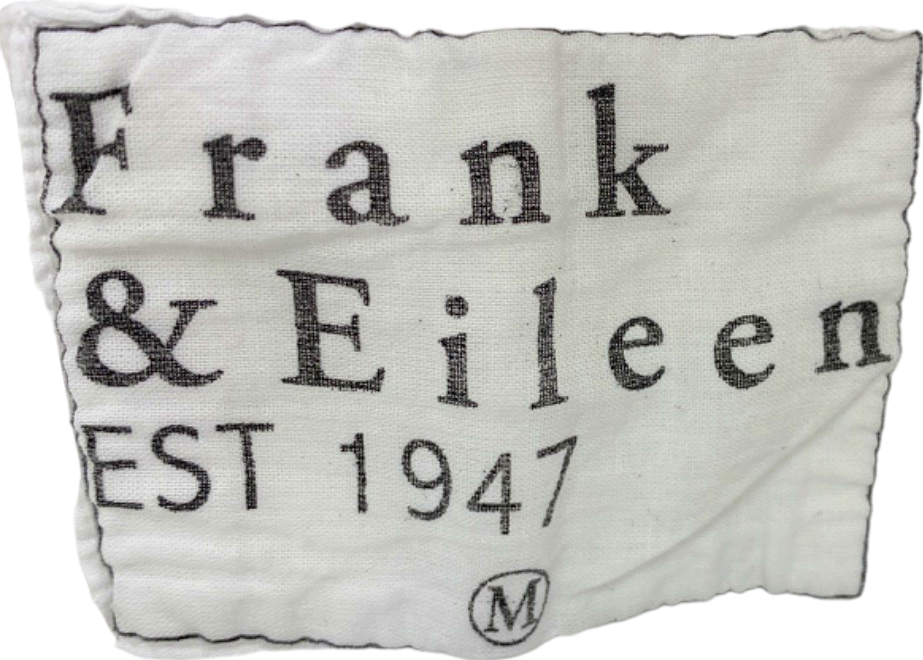 Frank & Eileen White Cotton Trousers M UK 12
