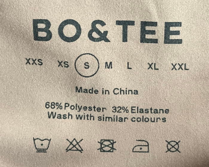 Bo + Tee Brown Long Sleeve Crop Top & Flare Trousers UK M