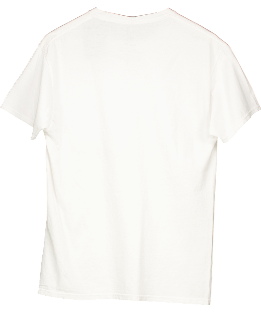 Playboy White May 2014 Printed T Shirt UK S