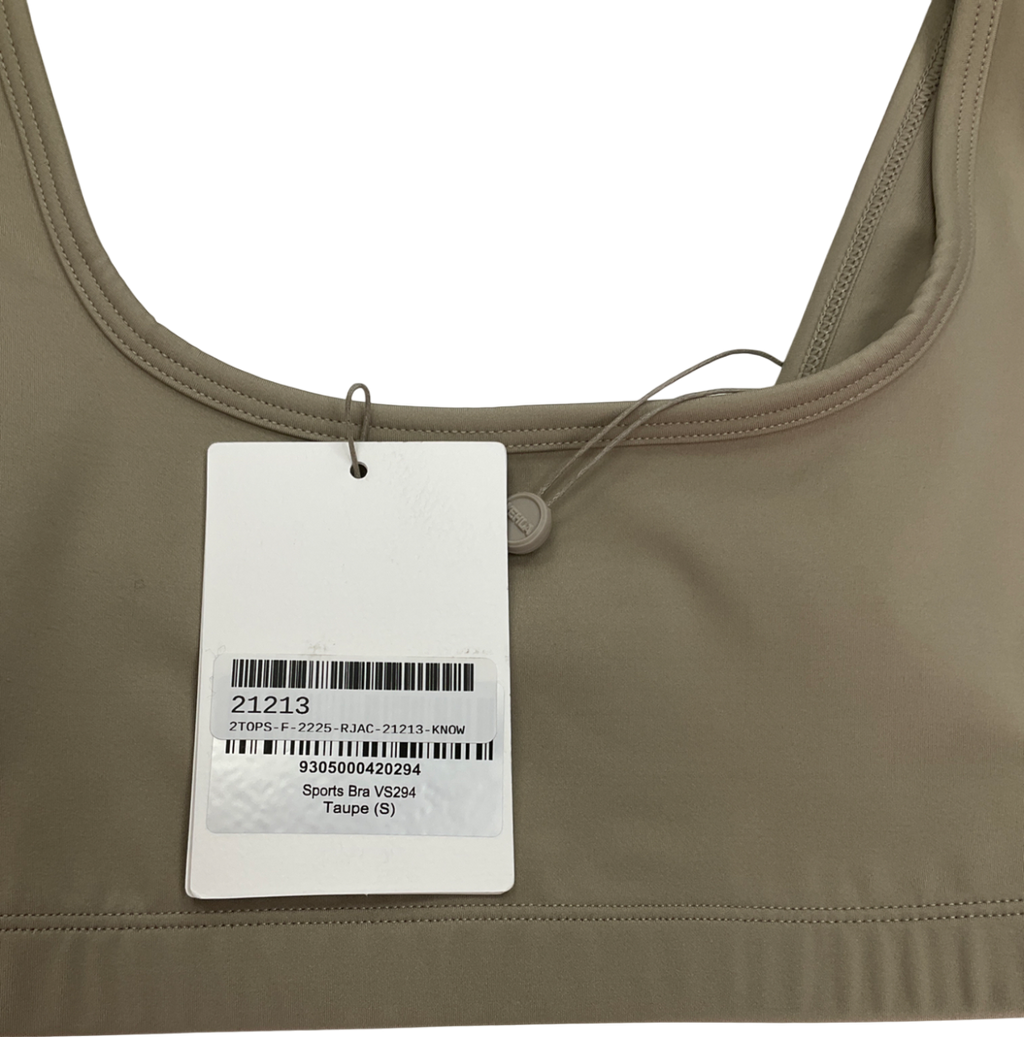 Vehla Beige Sports Bra Taupe UK S