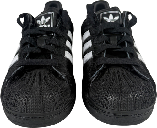 Adidas Superstar Ii Trainers Core Black White Black Pony UK 5.5 EU 38.5